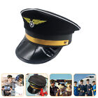 Pilot Hat Airline Captain Cosplay Costume Accessory For Halloween Party