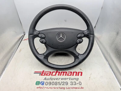 Multifunktionsflenkrad Lederlenkrad Mercedes W209 240CLK BJ.2004 A2304600503 - Bild 1 von 4