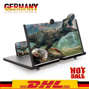 16" 3D Teléfono Móvil Pantalla Lupa Smartphone Lupa de Aumento Amplificador Proyector DE - Imagen 1 de 9