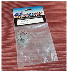 1pr Vintage RC Car GS Racing Steel Brake Disc Disk GSC-ST043 Storm 1/8 Buggy NIB - Picture 1 of 1
