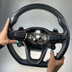 Original Seat Cupra Formentor Leon sports steering wheel leather heated- 5FA4190 - Picture 1 of 11