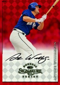 Antone Williamson 1998 Donruss  Signature Series  Autograph