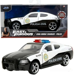 JADA 1/32 FAST AND FURIOUS - 2006 DODGE CHARGER POLICE CAR 33666 - Picture 1 of 1