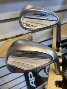 New Cleveland CBX 4 Zipcore Wedge Set 56.14, 60.12 KBS TGI 90 S+ Graphite + 1/2” - Picture 1 of 6