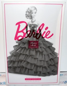 Muñeca Silkstone Barbie Signature 2017 Midnight Glamour modelo de moda etiqueta dorada - Imagen 1 de 24
