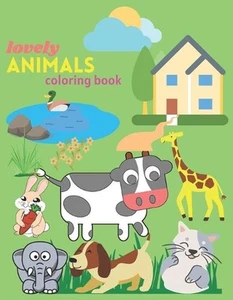 Lovely animals coloring books: adorable and cute coloring book woodland, ocean a - Picture 1 of 1
