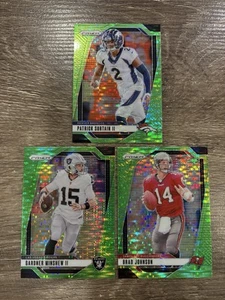 2024 Panini Prizm Green Pulsar Three Card Lot - Picture 1 of 1