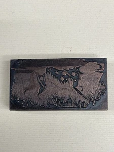 Dogs, Print Blocks, Pointer, SMALL SIZE!! 1/2" x 1 " - Picture 1 of 5