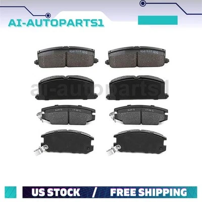 Para 1985 1986 1987 1988 1989 Toyota MR2 Par Kit de Pastilhas de Freio Dianteiras e Traseiras - Imagem 1 de 4