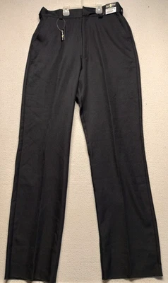 NEW Law Pro Womens Economy Trousers 16 Black 30x36 Twill 4 Pocket Unhemmed NWT - Image 1 of 4