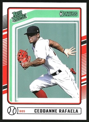 2024 Donruss Baseball Card #128 Ceddanne Rafaela - Image 1 of 2