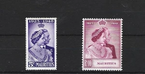 Mauritius 1948 RSW mint set sg 270/71. - Picture 1 of 1