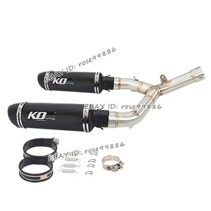 Silenciadores de tubo de enlace medio sistema de escape deslizante para Honda CRF450R CRF450RX 2015-2016 - Imagen 1 de 8