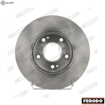 2x BRAKE DISC DDF1239 FOR HYUNDAI HIGHWAY/VAN GALLOPER SANTA/FE TRAJET 2.0L 4cyl - Image 1 of 4
