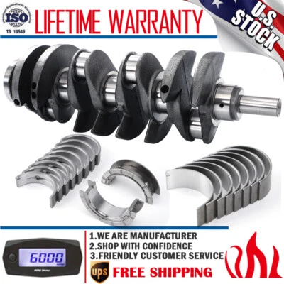 Cigüeñal y rodamientos de varilla principal para Chevy Equinox Captiva Cobalt HHR Malibu 2,4 L Foto 1 de 4