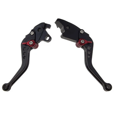 Mano negra para Honda RVT 1000R RC51 CNC palancas de freno y embrague cortas dedo Foto 1 de 4