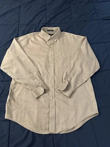 Daniel Cremieux Shirt Men Button Down 17/34 Brown Staney Shirt Classic Fit - Picture 1 of 10
