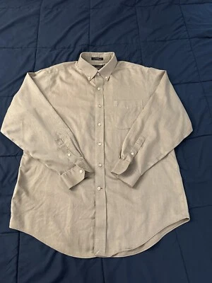 Daniel Cremieux Shirt Men Button Down 17/34 Brown Staney Shirt Classic Fit - Image 1 of 4