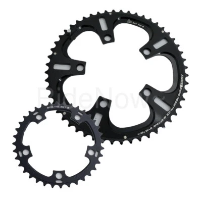 Driveline Road Bike Chainring 52-36T 10-Speed BCD 110mm AL 7075/T6 Black - Image 1 of 4