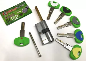 CILINDRO EUROPEO SECUREMME CHIAVE-CODOLO RASATO EVO K22 5 CHIAVI+C.CANTIERE 3220 - Foto 1 di 1