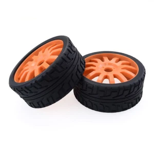 2 PIEZAS neumáticos de goma para automóvil de radiocontrol para automóvil de carretera Redcat HSP HPI Hobao 1/8 - Imagen 1 de 15