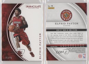 2016-17 Panini Immaculate Collegiate Red /25 Elfrid Payton #14