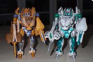 Transformers Beast Wars Telemocha Series TM-03/TM-11 Maximals Cheetor & Tigatron - Imagen 1 de 4