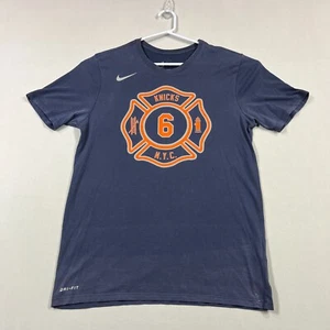 Nike New York Knicks NYFD NBA Dri-Fit Crew Neck Tee T Shirt Mens Medium M - Zdjęcie 1 z 16