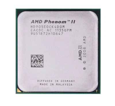 AMD Phenom II X4 925 X4 631 X4 638 X4 641 X4 651 X4 905E CPU Processor - Image 1 of 4