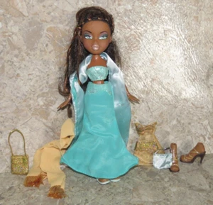 Bratz Formal Funk Baile de graduación Sasha Original Azul Oro Conjunto Carteras Zapatos Bufandas LEER - Imagen 1 de 24