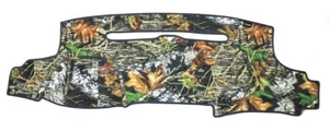 New Mossy Oak Break-Up Camo Dash Mat Cover / For 2014-2018 Silverado & Sierra - Picture 1 of 6