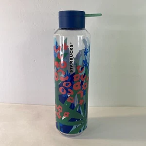 Starbucks Jungle Cheetah Reef Water Bottle 2020 24 Fl Oz Reusable Plastic New - Picture 1 of 7