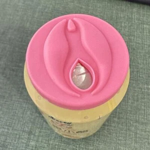 Bachelor Party Novelty Vagina Shaped Can Lids Spoof Silicone Soda Can Covers DE - Picture 1 of 8