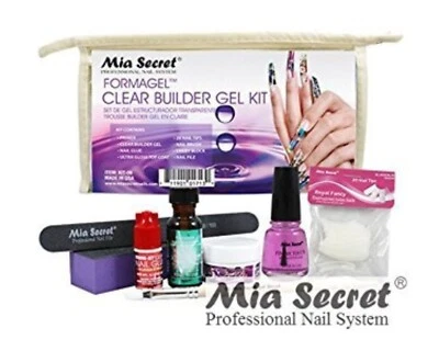 Mia Secret Starter Nail Kit - Clear Builder Gel Uñas Kit Foto 1 de 3