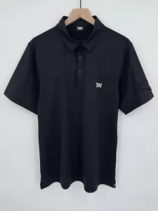 PXG Parsons Extreme Golf Polo Shirt Mens Large Black Logo Performance Pocket - Picture 1 of 6
