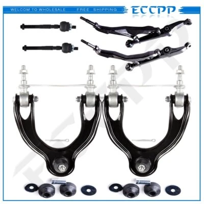 8pcs Front Upper Lower Control Arms Tie Rods Kit For 1993-97 Honda Civic del Sol - Изображение 1 из 4