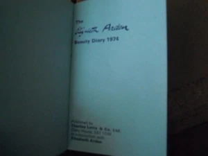 signed ELIZABETH ARDEN 1974 BEAUTY DIARY MAINLY UNUSED..underground routes etc - Picture 1 of 2