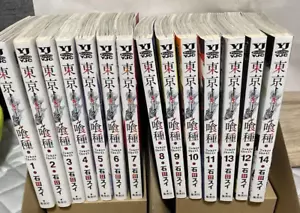 Tokyo Ghoul Vol.1-14 Set Complete Manga Comics Shonen Jump Written by Sui Ishida - Bild 1 von 3