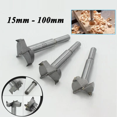 Ø15-100mm Forstnerbohrer Scharnierbohrer Astlochbohrer Holzbohrer TCT Hartmetall - Bild 1 von 4