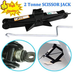 2 TON TONNE SCISSOR JACK LIFT WIND UP FIT FOR CAR VAN SUV GARAGE HOME EMERGENCY - Picture 1 of 6