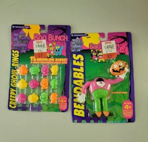 Vintage Halloween TRENDMASTERS BOO BUNCH 1993 HALLOWEEN BENDABLES Heddy 12 Rings - Bild 1 von 5