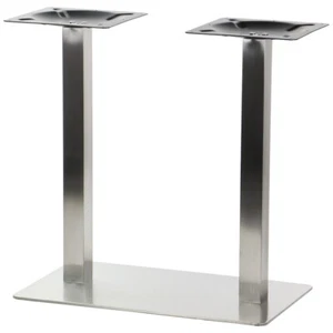 Doppelsockel aus gebürstetem Edelstahl SH-3003 für Hotel, Restaurant, 70x40x72,5 - Bild 1 von 6