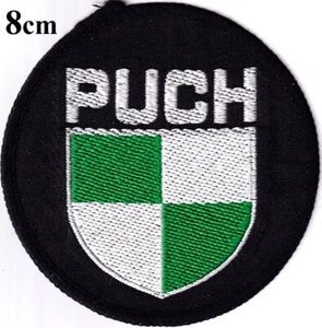 PUCH 8cm CLOTH PATCH ~ Sew on Badge NoS in Packet Motorcycle Maxi M50 Grand Prix - Picture 1 of 3