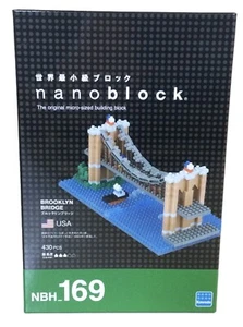 Nanoblock Original Micro-sized Building Block NBH169 Brooklyn Bridge 430pc Set - Picture 1 of 1