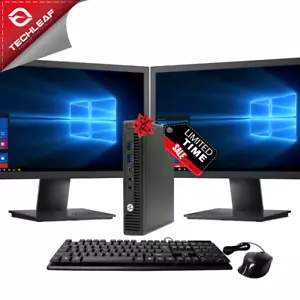 HP Mini Desktop PC i5, up to 32GB RAM, 3TB SSD, 22" LCDs, Windows 11/10 - Picture 1 of 6