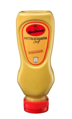 Händlmaier Senf Mittelscharf 400ml  Squeeze Flasche Gastro - Bild 1 von 2