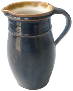 Blumenvase mit Henkel, H 20 cm, signiert - Bild 1 von 8