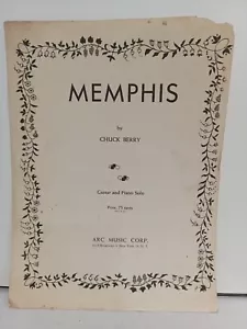 Noten Memphis von Chuck Berry 1963 ARC Music - Bild 1 von 4
