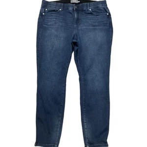 TORRID Womens Bombshell Skinny Jeans SIZE 20R Blue Denim Premium Stretch Pockets - Picture 1 of 8