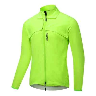 Lightweight Cycling Jacket Bicycle Wind Jacket Stretch Fabric With Zipper Pocket - Image 1 of 4